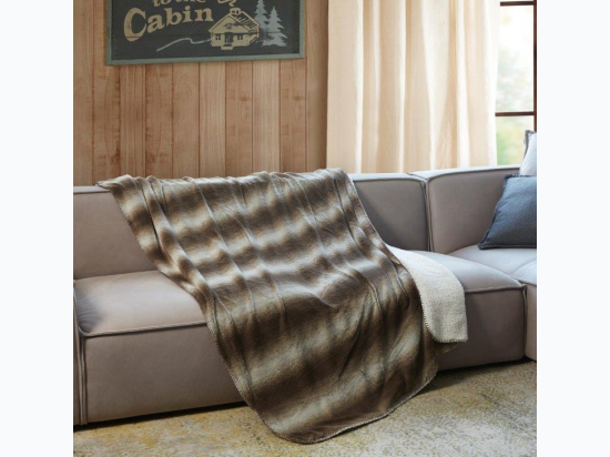 Regal Comfort® Oversized Twin Throw - Fading Glade
