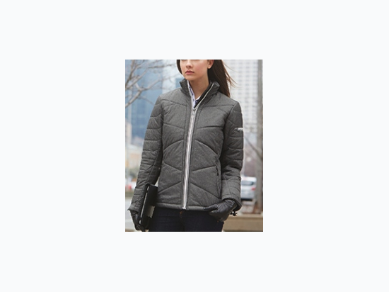 Ladies' Avant Tech Mélange Insulated Jacket with Heat Reflect Technology in Carbon Heather