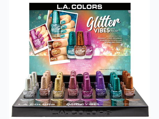 L.A. Colors Glitter Vibes Nail Polish