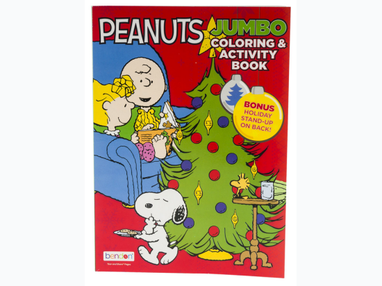 80pg Peanuts Jumbo Coloring & Activity Book