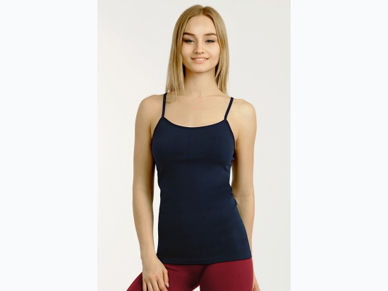 Women's  Seamless Free Size Polyester Camisole - 2 Color Options