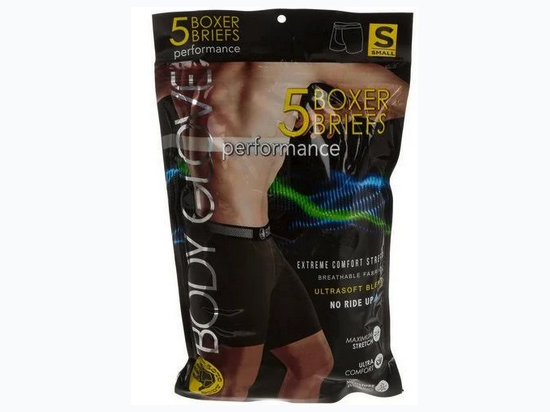 Men's Body Glove  5 Pk Performance Boxer Briefs