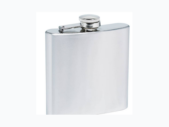 Maxam® 6oz Stainless Steel Flask