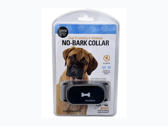 Goldman's Dog Friendly No-Bark Collar in Size Large
