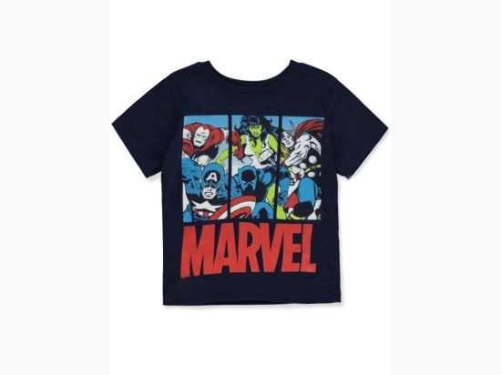 Boy's Marvel AVENGERS Graphic T-Shirt in Navy