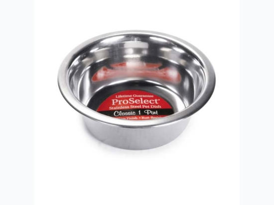 ProSelect® Classic Stainless Steel Dog Bowl - 32 oz