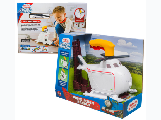 Thomas and Friends Helicopter Press 'N Spin Harold