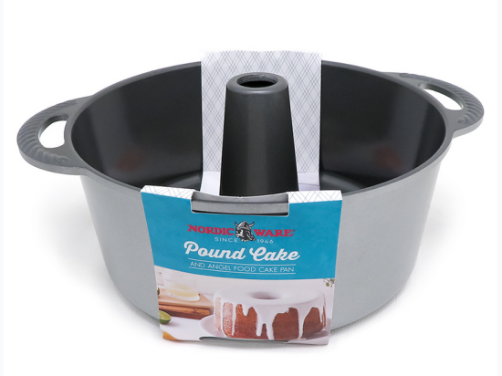 Nordic Ware Classic Cast Pound Cake & Angel Food Pan