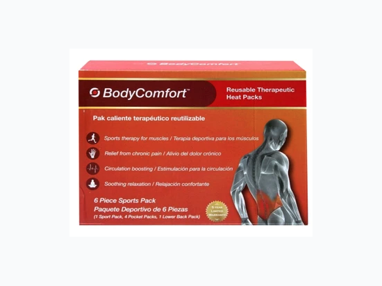 BodyComfort 6 Pack Reusable Therapeutic Heat Packs