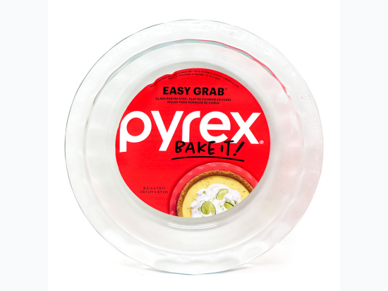 Pyrex Easy Grab 9.5" Pie Plate - Clear