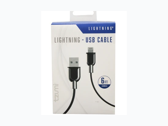 Tzumi 6 Foot iPhone Lightning Cable