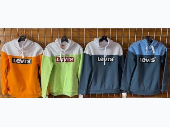 Kid's Levi's 2 Tone Hoodie Factory Closeout - Missing Drawstring - 4 Color Options