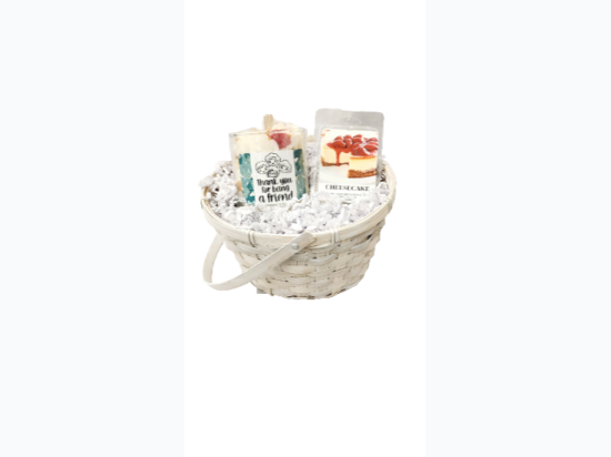 Artisan Home Thank You Scent Basket - Cheesecake Scent