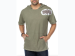 Men's Mantra Print Hooded T-Shirt - 2 Color Options