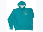 Men's Champion Hoodie With Large Back Logo - In Deep Teal