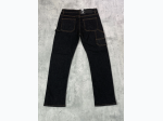 Men's Carpenter Style Skinny Jeans in Black