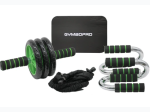 4-in-1 Rolling Wheel Core Fitness Exercise Set