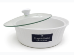 Corningware French White 2-pc 2.5 Qt Entree Baker
