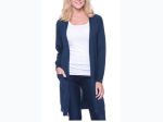 Women's Box-Packaged Tocco Reale Wool Blend Long Open Cardigan -4 Color Options