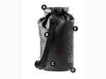 3V Gear Nautilus 15L Black Waterproof Dry Bag with Shoulder Strap