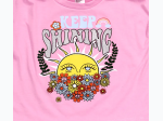Girl's RMLA Keep Shining Floral Sun Tee & Short Set