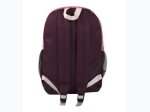 High Trails 18 Inch Multi Pocket Bungee Backpack - Mauve/Plum