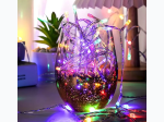 Battery Operated Holiday/Christmas Lights – 40 LED Clear Wire – Two Light Modes
