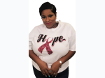 Women's & Women's Plus Pink Ribbon Hope Graphic T-Shirt in White