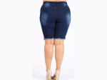 Extended Plus Size Pull-On Super Stretch Shorts