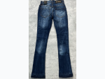 Boy's Worn Down Distressed Stacked Jeans