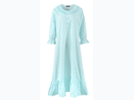 Women's Cotton Poplin Mid-Calf Gown - 2 Color Options