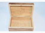 Dog Paw Brass Inlay Wooden Box - 4x6"