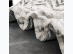 Regal Comfort® Faux Fur™ Luxury Filled Plush Bed Set - Grey Herringbone