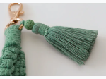Bohemian Handmade Woven Wrist Strap Tassel Keychain