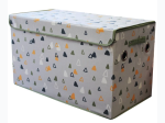 Extra Large Triangle Pattern Collapsible Storage Box 14.5" x 28" x 15.75" - 2 Color Options