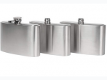 3-24OZ Stainless Steel Flasks W/PU Pouch