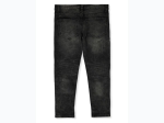 Boys Blue Cult Chenille Patch Denim Jeans in Black Wash