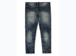 Boys Blue Cult Chenille Patch Denim Jeans in Dark Blue Wash