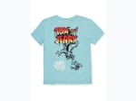 Boy's Tom & Jerry Graffiti T-Shirt in Blue - Sizes 8-20