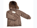 Boy's Simple Fleece Lined Winter Jacket w/ Detachable Hood - Sizes 4-7