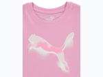 Girl's PUMA Pounce Orb Logo t-Shirt in Pink