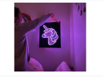 DIY Light Up Neon Wall Art Kit - Unicorn