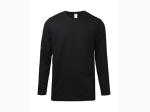 Men's Long Sleeve Crew Neck Cotton T-Shirt - 2 Color Options