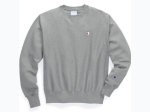 Men's Grey Champion Sweatshirt - Store Closeout - Cut Tags - Logo Styles Will Vary