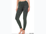 Women's Mineral Washed Wide Waistband Yoga Leggings - 4 Color Options