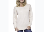 Women's Box-Packaged Cashmere Blend Crew Neck Sweater with Drop Shoulder - 3 Color Options