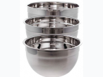 6pc stainless steel mixing bowl set