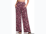 Women's Brushed DTY Leopard Smocked Lounge Pants - 2 Color Options