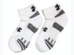 Youth Size 9-11 Under Armour 2 Pack Low Cut Athletic Socks - 2 Color Options