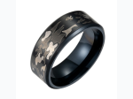 Men's Camouflage Titanium Steel Ring